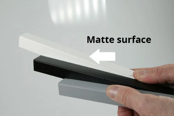 We have updated the visible coating to a matte fine structure finish.