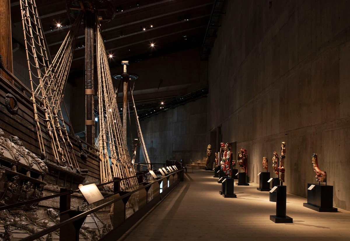 Vasamuseet fick en ny ljusdesign under året. Stockholm, Sverige